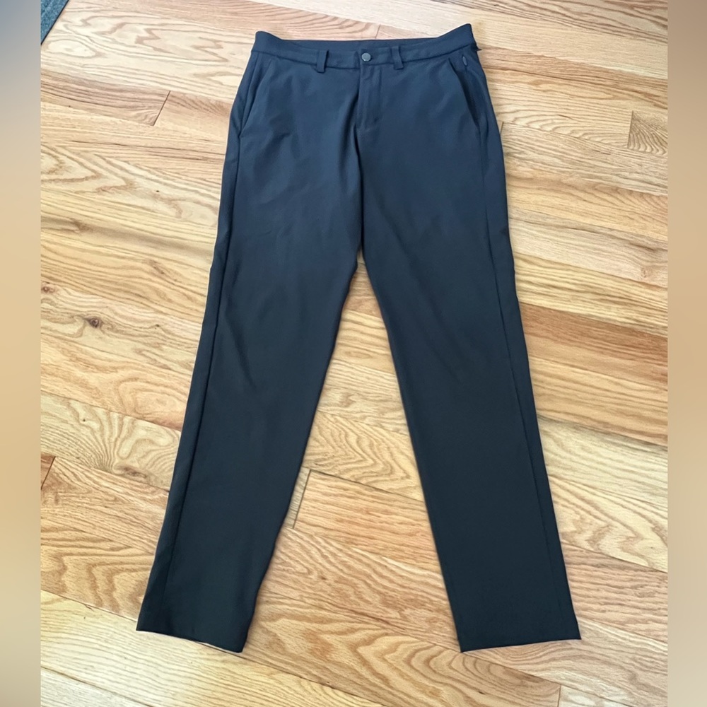 Lululemon ABC Slim-Fit Trouser 31 x 30 Warpstreme. Obsidian Color.